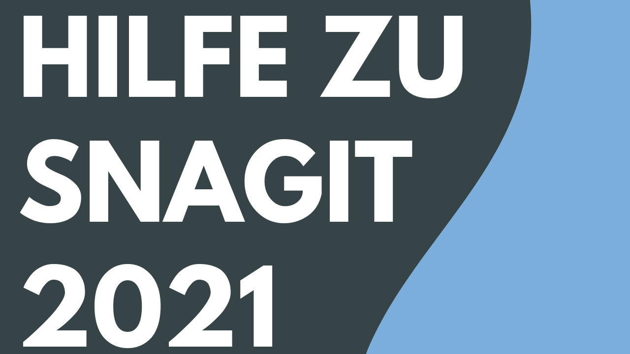 Hilfe zu Snagit 2021 – PDF-Datei