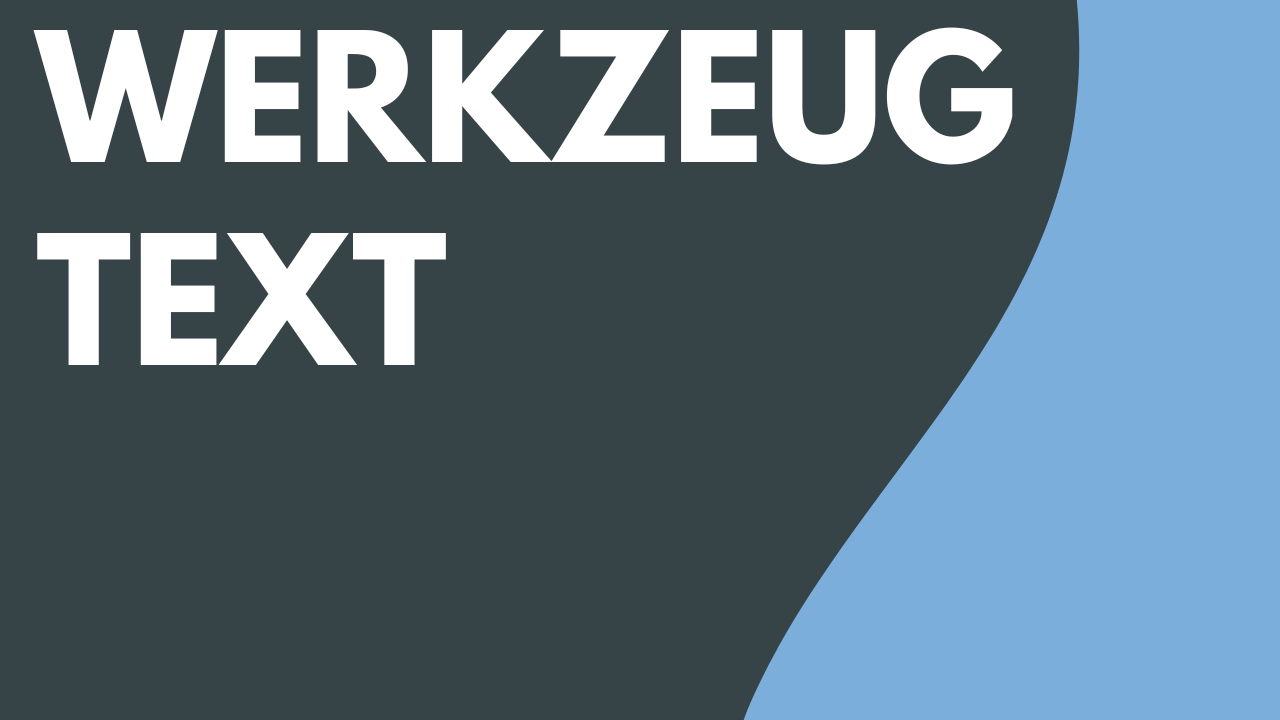 Werkzeug Text