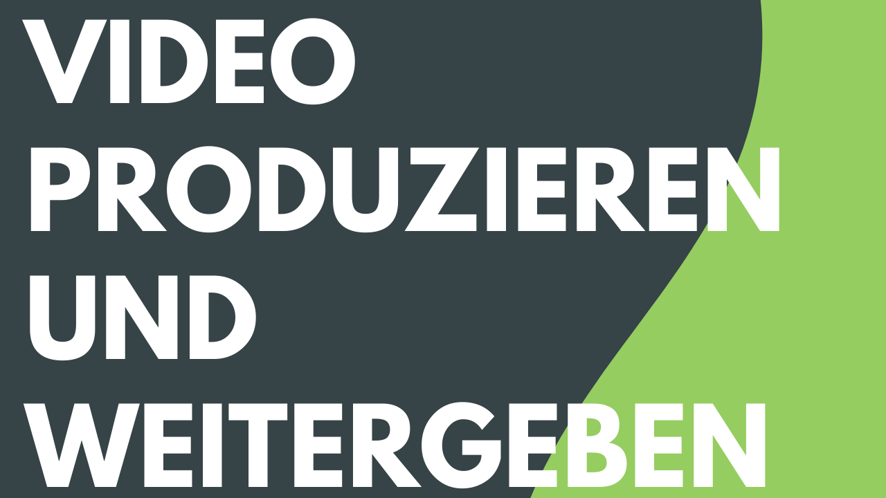 Video exportieren und weitergeben