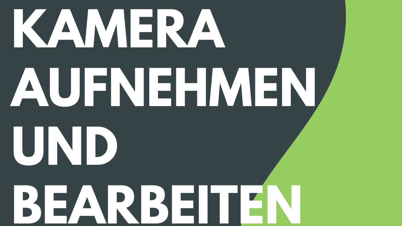 Kamera aufnehmen und bearbeiten (Bild-In-Bild)