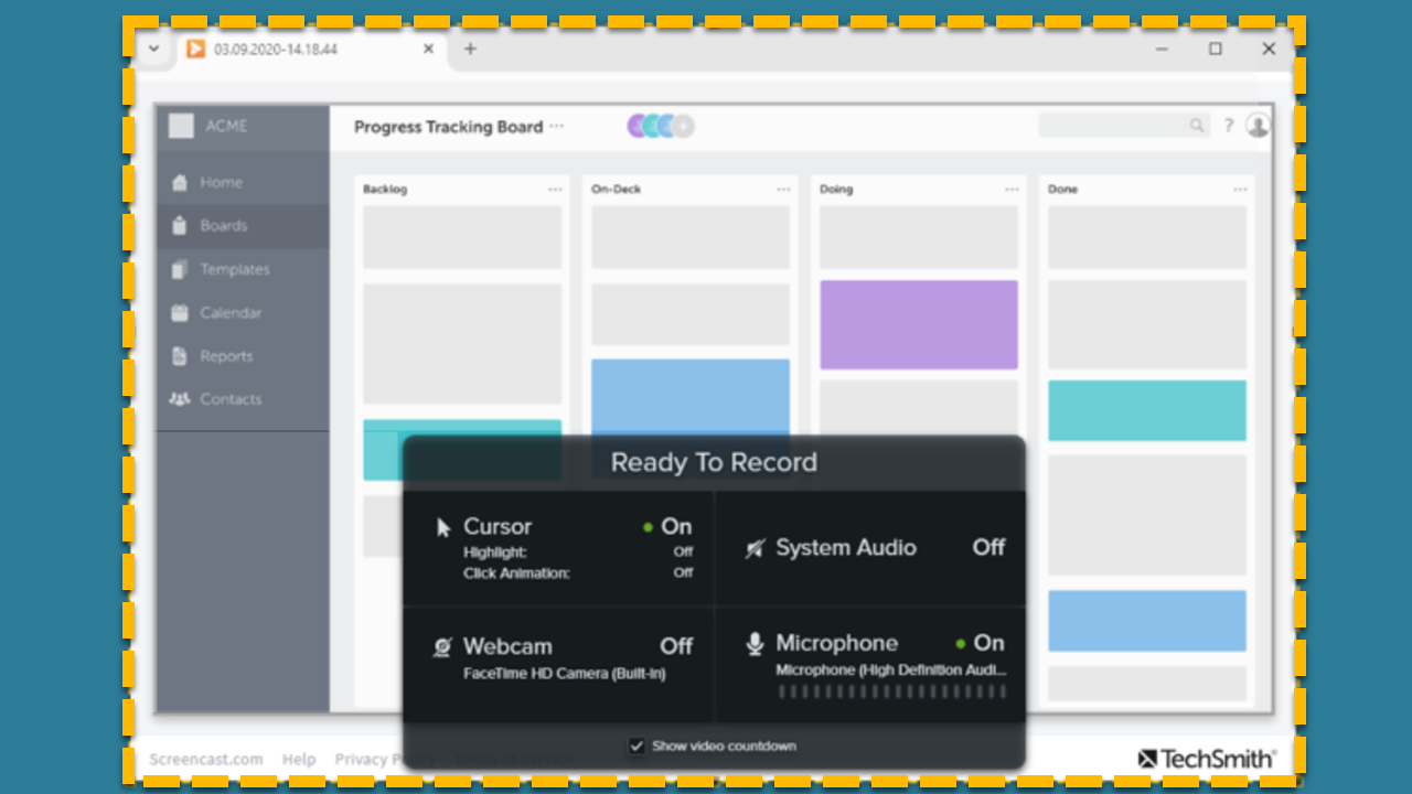 Videos mit Snagit aufnehmen