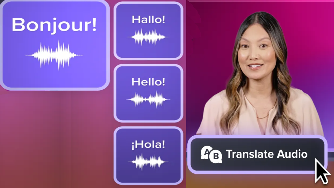 Skript, Audiodaten und Untertitel übersetzen