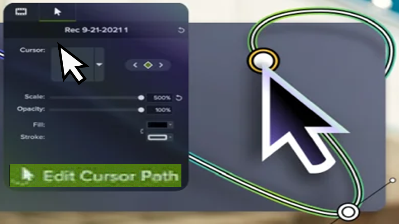 Cursorpfad anpassen