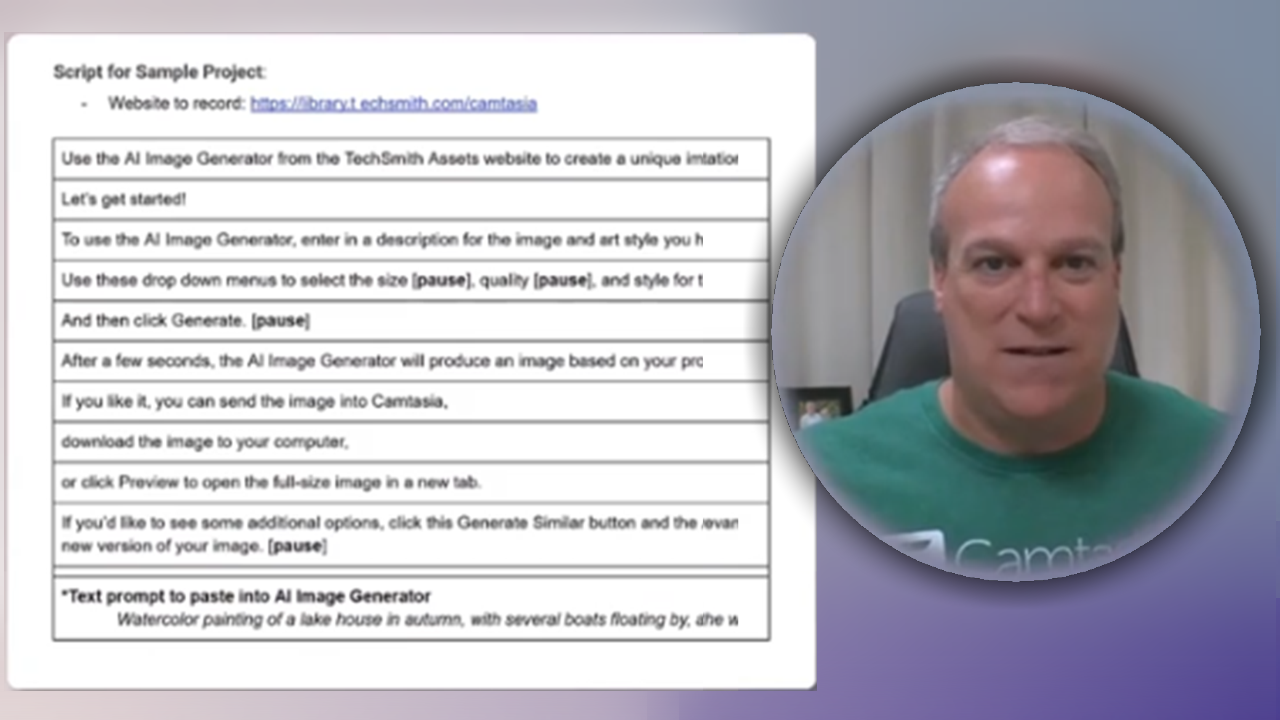 Video anhand eines Skripts erstellen