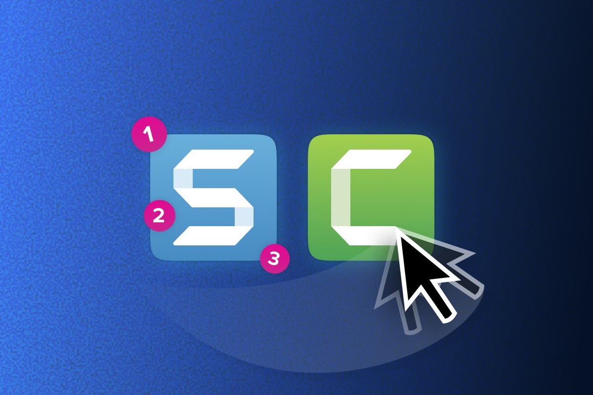 snagit and camtasia icons