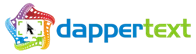 Dapper Text Logo