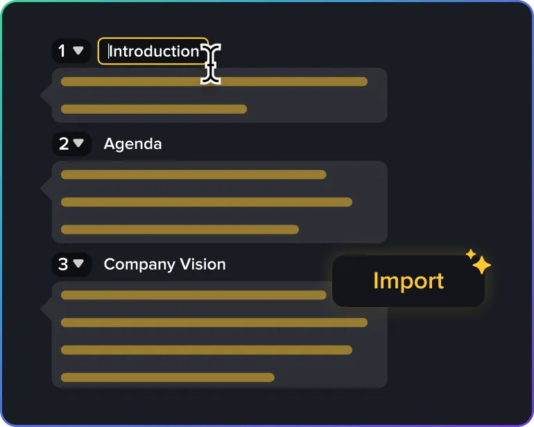 Camtasia Audiate translation graphic displaying a localized video caption reading “Quickly localize your video content with effortless, accurate translations,” illustrating AI-powered translation.